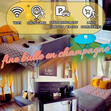 Fine Bulle En Champagne - 1 Chambre - Terrasse Épernay Exterior foto